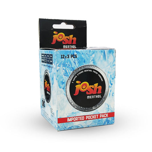 Josh Menthol Condoms - 12 x 3 (36 Condoms)