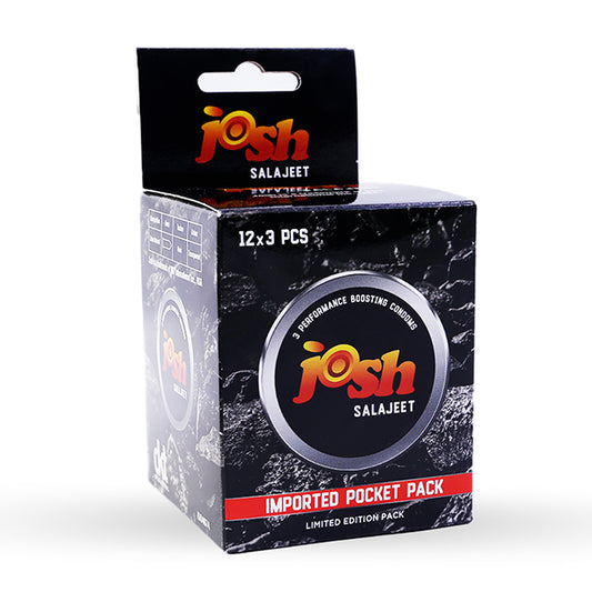 Josh Salajeet Performance Boosting Condoms - 12 x 3 (36 Condoms)