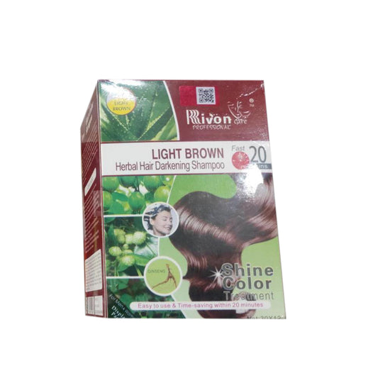 Rivon Light Brown Hair Colour - 12 Sache